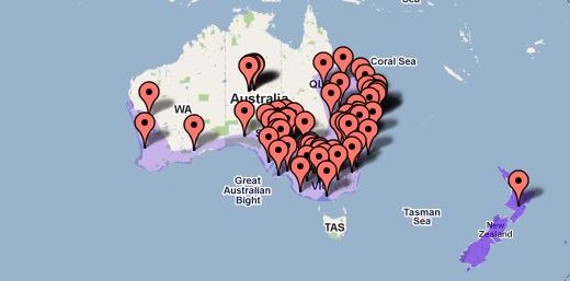 Estimated L. mitellatus distribution